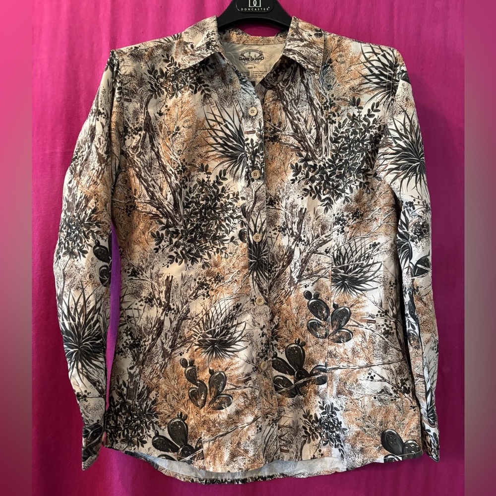 GameGuard Camo Button-Up Shirt Hunting NWOT Size S